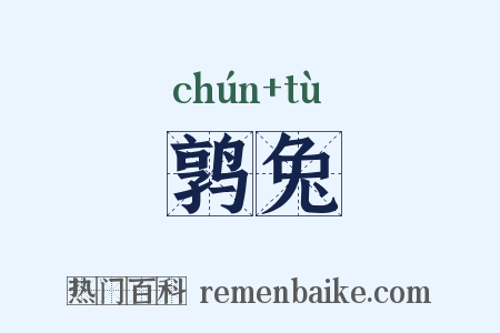 鹑兔是什么意思的图片